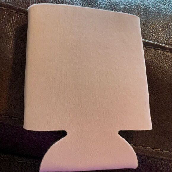 Varsity glitter edge J koozie for cans - Picture 2 of 2